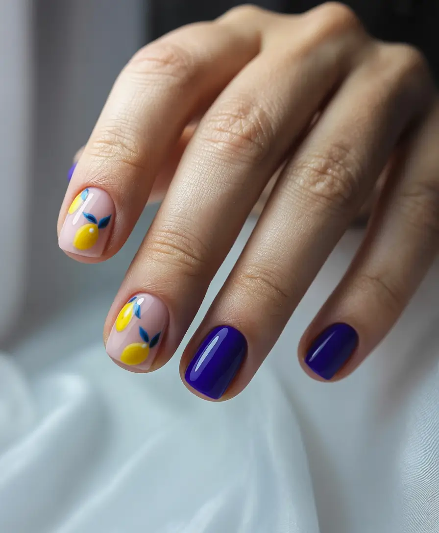 Lemon nails: el arte en tus manos que evoca la dolce vita