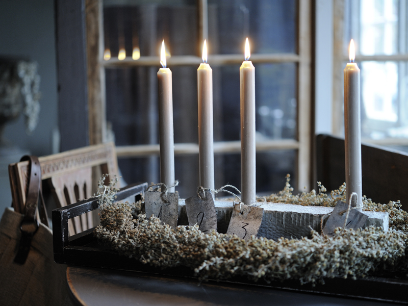 Velas navideñas